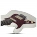 Schecter MV-6 Left Handed, Olympic White - Body Front