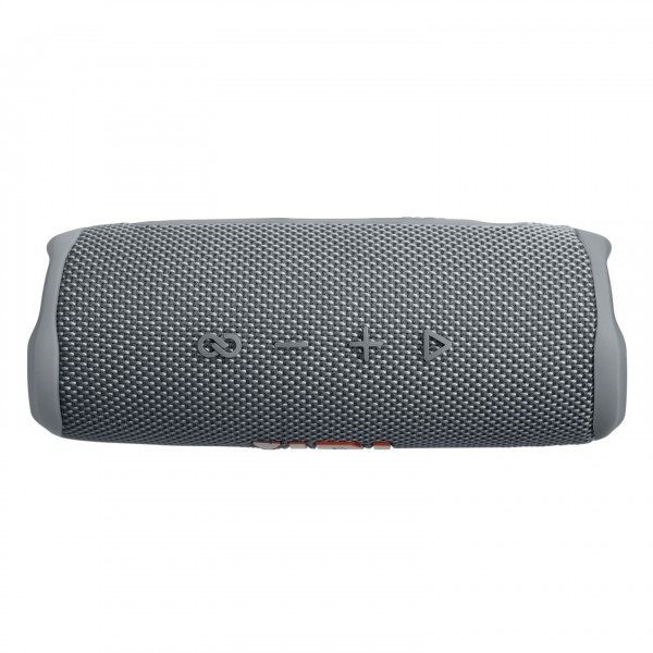 JBL Flip 6 Portable Bluetooth Speaker, Grey - top