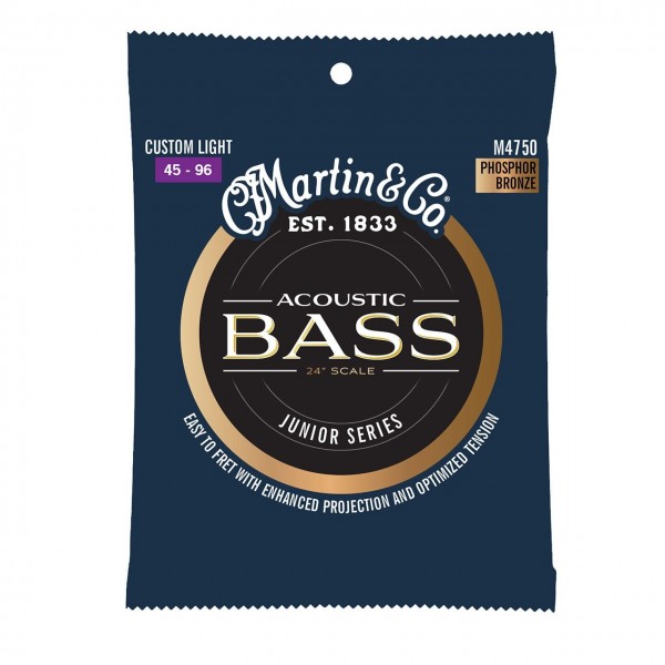 Martin Junior Series Acoustic Bass Strings 24 Inch Scale 45-96