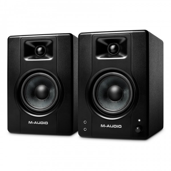 M-Audio BX4 Studio Monitor, Pair - Angled