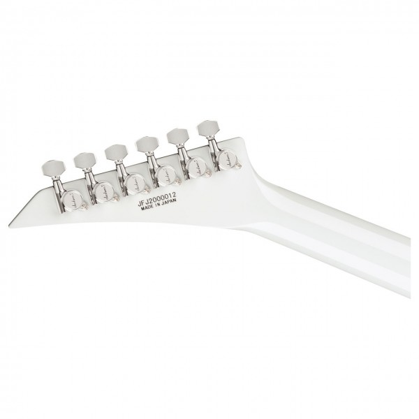 Jackson MJ Series Rhoads RRT, Ebony Fingerboard, Snow White - Headstock Back
