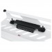 Gator GPB-LAK-WH Small Pedal Board with Carry Bag, White - Bottom, with Power Supply