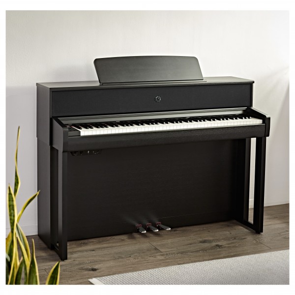 G4M High Top Upright Piano, Black