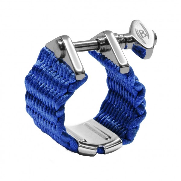 Bambu Nova Ligature for Soprano Sax and Eb Clarinet, Sapphire Blue