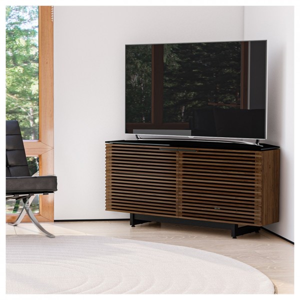 BDI Corridor 8175 Natural Walnut Corner TV Cabinet