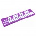 K-Board C MPE MIDI Keyboard Controller, Purple - Angled