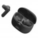 JBL Tune Beam True Wireless Noise Cancelling Earbuds, Black Case Front View 3