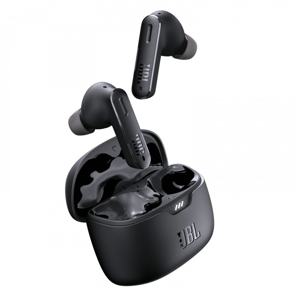 JBL Tune Beam True Wireless Noise Cancelling Earbuds, Black at