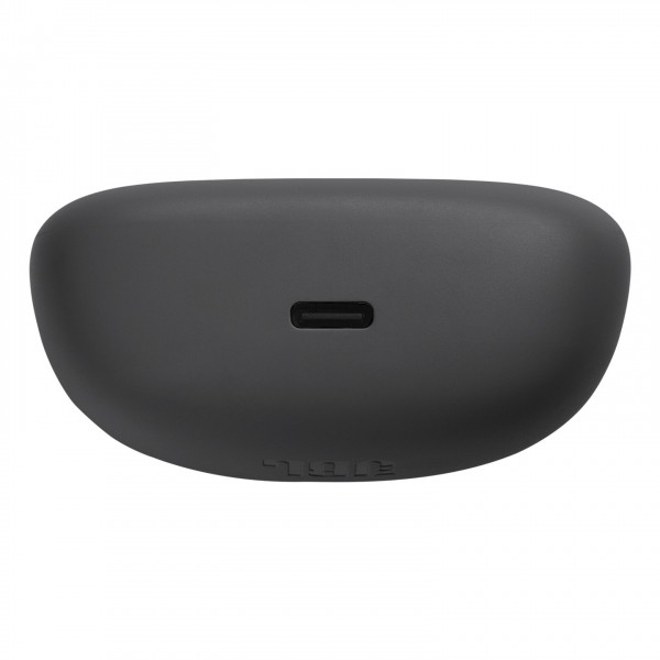 JBL Tune Beam True Wireless Noise Cancelling Earbuds, Black Case Input View
