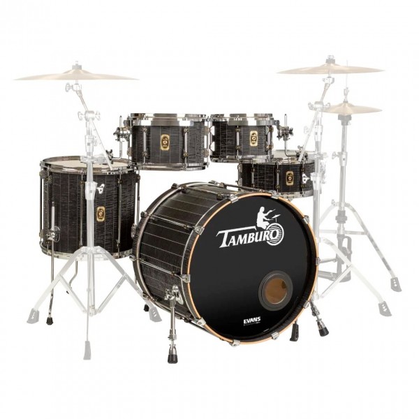 Tamburo Opera Series 22'' 5pc Shell Pack, Flamed Black