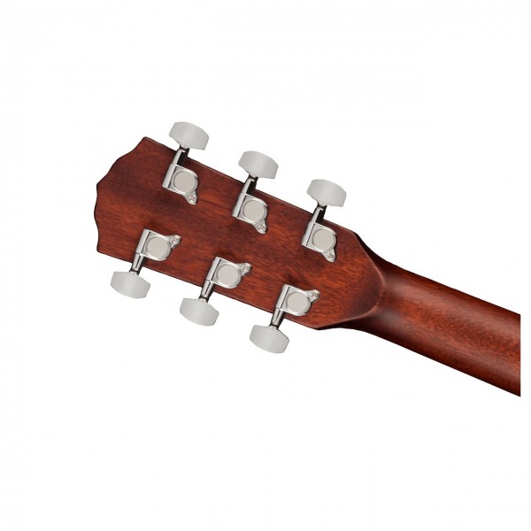 Fender CC-60S All-Mahogany Concert, Walnut Fingerboard, Natural - Headstock Back