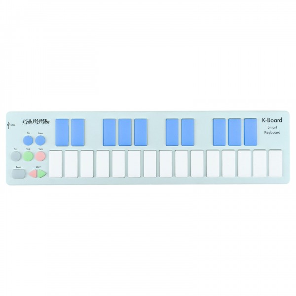 Keith McMillen K-Board C MPE MIDI Controller, Snow - Main