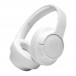 JBL Tune 760NC Over-Ear Noise Cancelling Bluetooth Headphones, White Low View