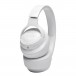 JBL Tune 760NC Over-Ear Noise Cancelling Bluetooth Headphones, White Low View 2