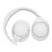 JBL Tune 760NC Over-Ear Noise Cancelling Bluetooth Headphones, White Top View 2