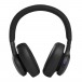 JBL Live 660NC Over-Ear Noise Cancelling Headphones, Black Front View