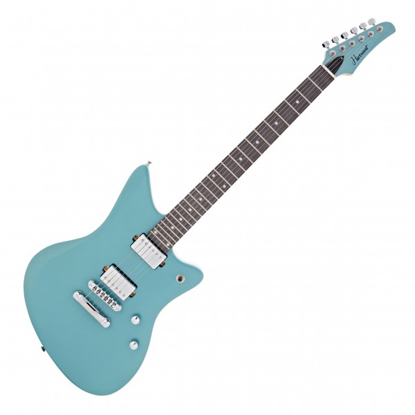 Hartwood Charger Origin Guitar Pack, Lagoon Blue