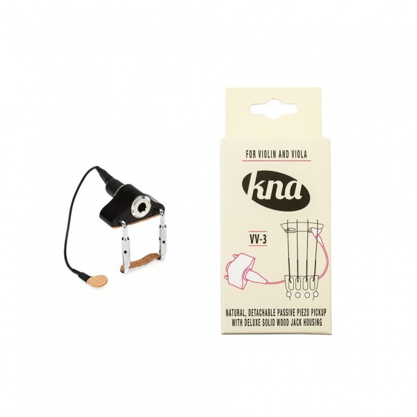 KNA VV-3 Portable Violin/Viola Pickup Packaging
