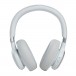 JBL Live 660NC Over-Ear Noise Cancelling Headphones, White Front View