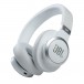 JBL Live 660NC Over-Ear Noise Cancelling Headphones, White Low View