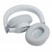 JBL Live 660NC Over-Ear Noise Cancelling Headphones, White High View