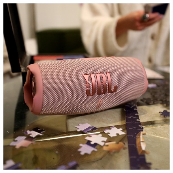 JBL Charge 5 Portable Bluetooth Speaker, Pink at AV.com