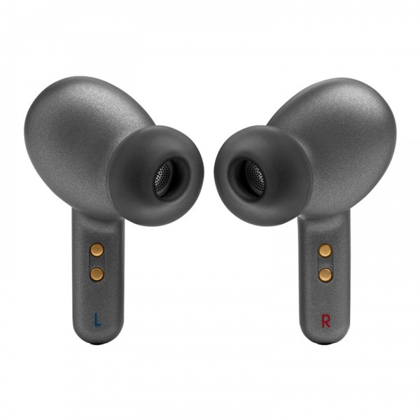 JBL Live Pro 2 True Wireless Noise Cancelling Earbuds, Black Front View