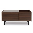modul Turntable and Records Table, Walnut