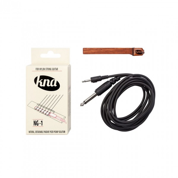 KNA NG-1 Detachable Classical Guitar Pickup, Nylon Piezo - Pack
