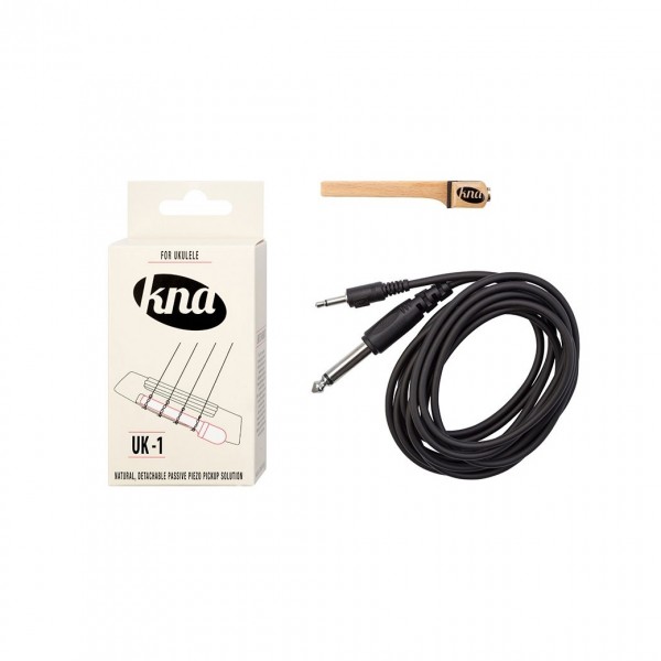 KNA UK-1 Detachable Ukulele Pickup, Bridge Mounted Piezo - Pack
