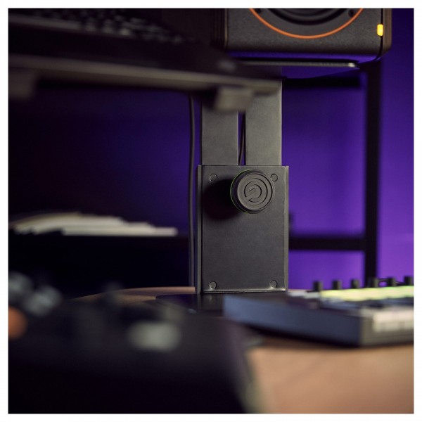 Gravity GSP3102CB Compact Studio Monitor Table Stand - Lifestyle 3