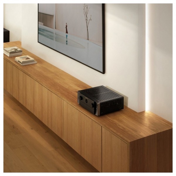 Marantz Cinema 50 AV Receiver, Black - in living room environment