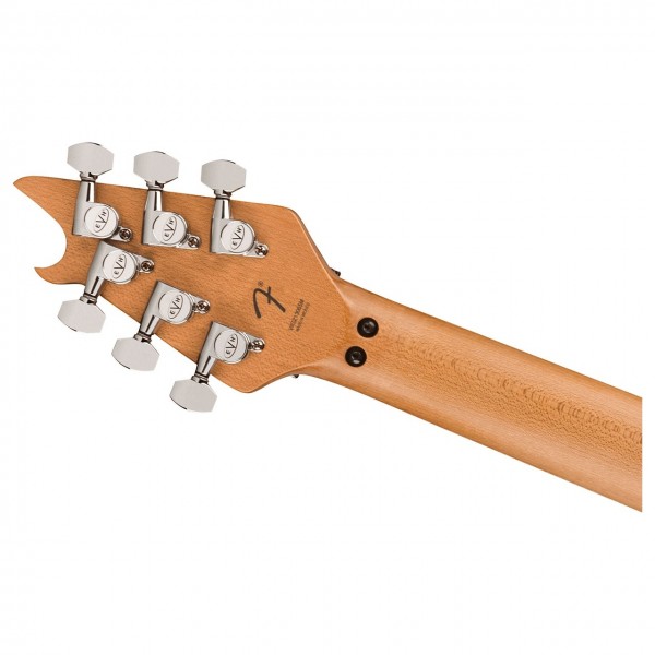 EVH Wolfgang Special QM, Sangria - Headstock Back