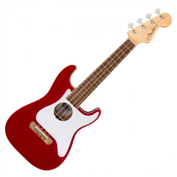 Fender Fullerton Stratocaster Ukulele Candy Apple Red