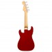 Fender Fullerton Stratocaster Ukulele Candy Apple Red - Back