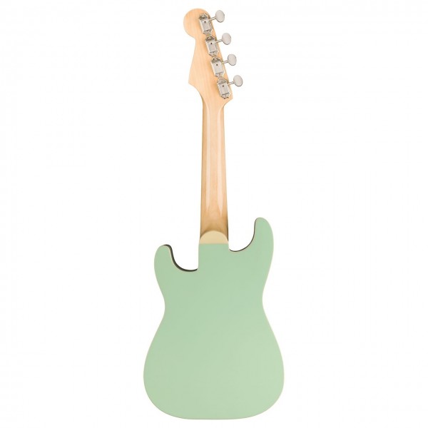 Fender Fullerton Stratocaster Ukulele, Surf Green - Back