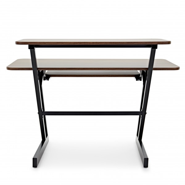 modul Three Tier Studio Desk, Walnut at Gear4music