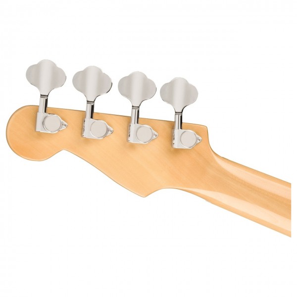 Fender Fullerton Precision Bass Ukulele, 3-Color Sunburst - Headstock Back
