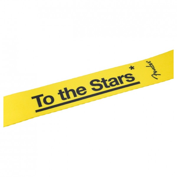 Fender Tom Delonge Guitar Strap, Black - To The Straps Logo