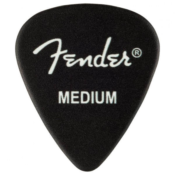 Fender Tom DeLonge Celluloid Multi-Coloured Picks (6 Pack) - Black