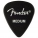 Fender Tom DeLonge Celluloid Multi-Coloured Picks (6 Pack) - Black