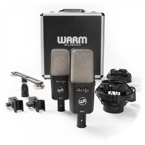 Warm Audio WA-14SP Condenser Microphone, Stereo Pair - Full Contents