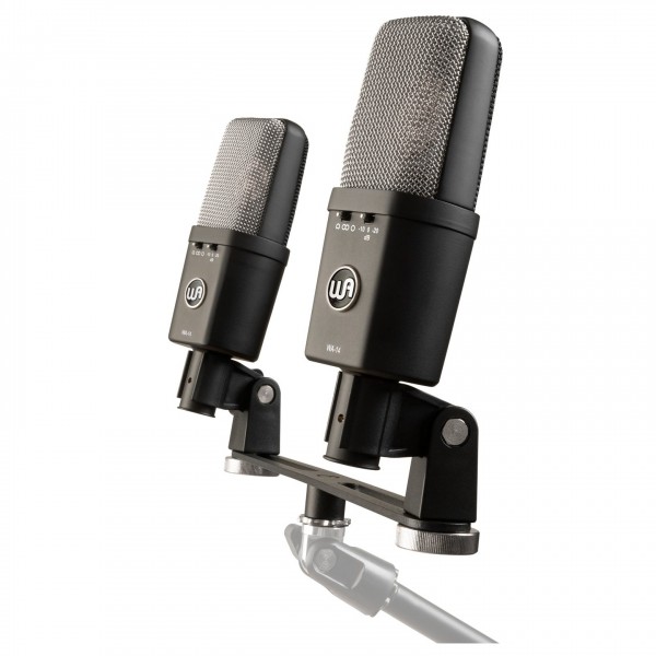 Warm Audio WA-14SP Condenser Microphones - Angled Mounted (Mic Stand Not Included)