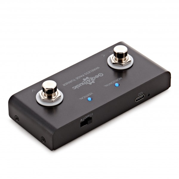 CUBE TURNER PRO, Rechargeable MIDI Page Turner Pedal