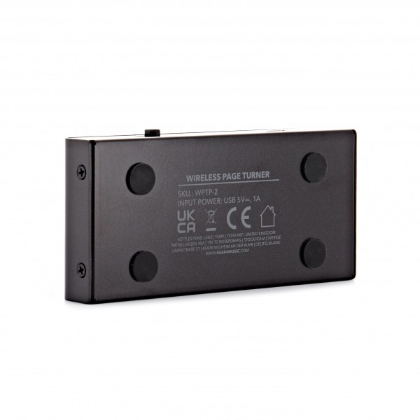 Digital Wireless Page Turner Pedal by Gear4music