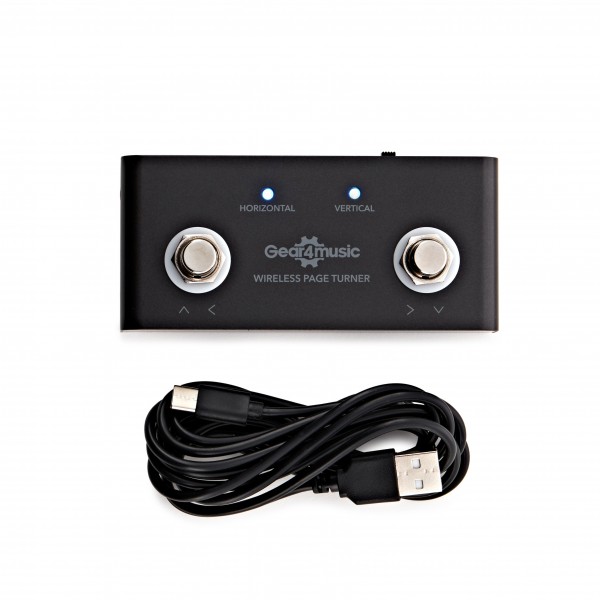 Digital Wireless Page Turner Pedal by Gear4music
