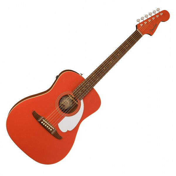 Fender Malibu Player Electro Acoustic, Fiesta Red