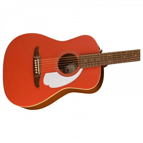 Fender Malibu Player Electro Acoustic, Fiesta Red