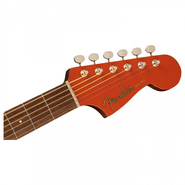 Fender Malibu Player Electro Acoustic, Fiesta Red