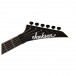 Jackson Pro Plus Series Soloist SLA3, Deep Black - Headstock Front